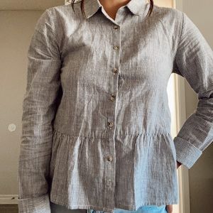 Mo:vint New York Peplum Long Sleeve